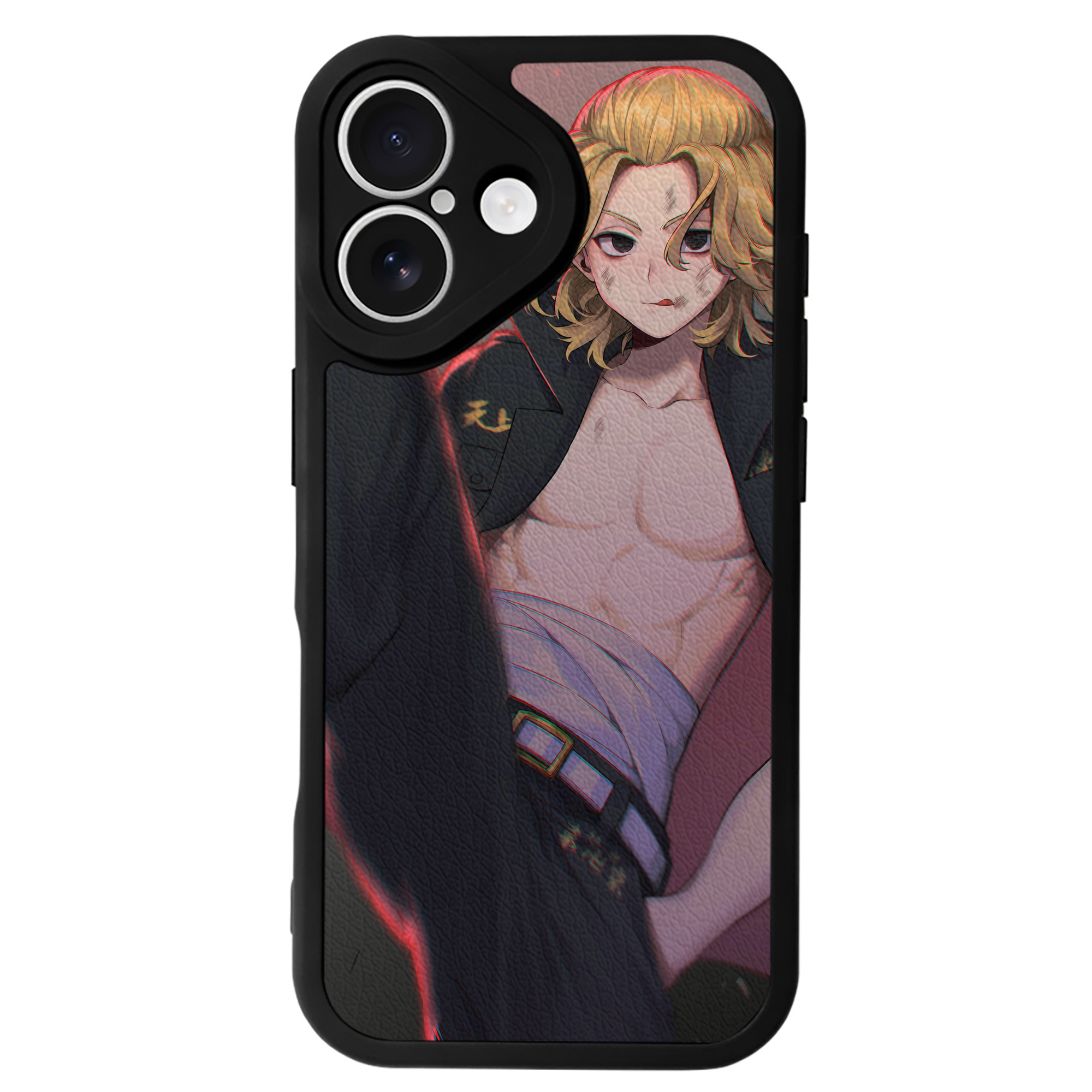 （画像用） 東京リベンジャーズ Tokyo Revengers 【iPhone 16シリーズ対応】シリコンスマホケース（レザー調） 材質：シリコン